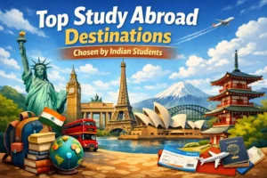 Top Study Abroad Destinations Chosen by Indian Students